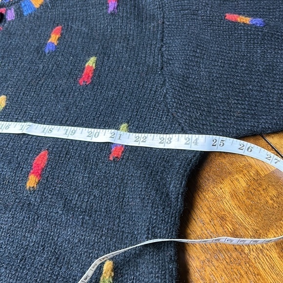 Newari button down 💯 wool cardigan handcrafted by Icelandic Design l/xl granny - Picture 7 of 17